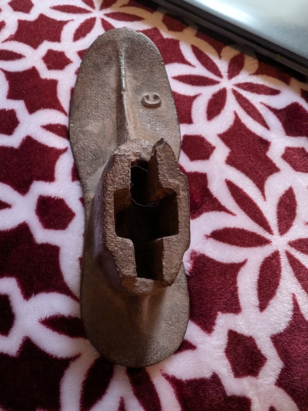 Antique Cast Iron Shoe Last Anvil Mold
